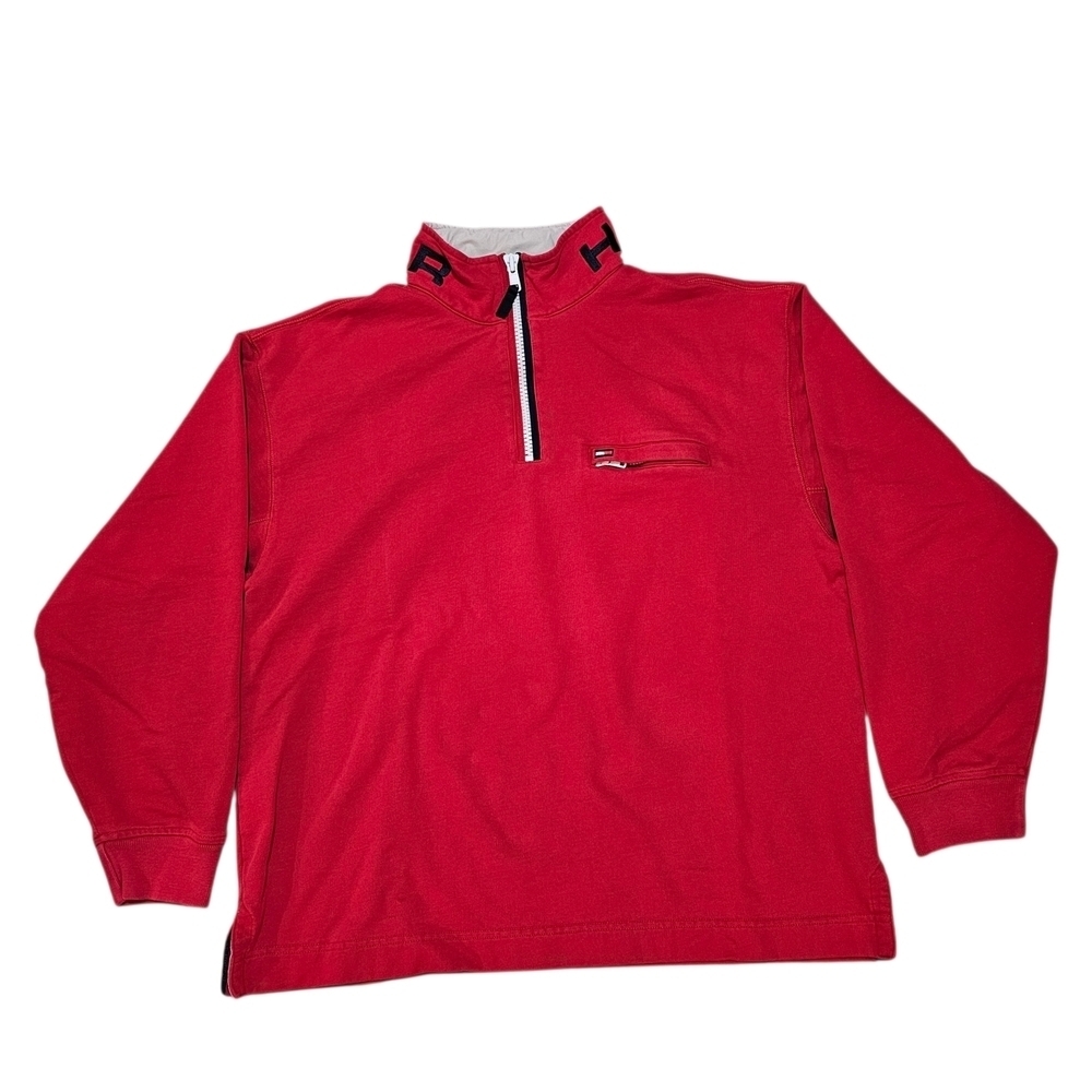 Vintage Y2k Tommy Hilfiger Quarter Zip Jacket